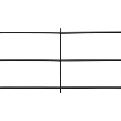 Lyon vägghylla 63 x 122 cm - Svart