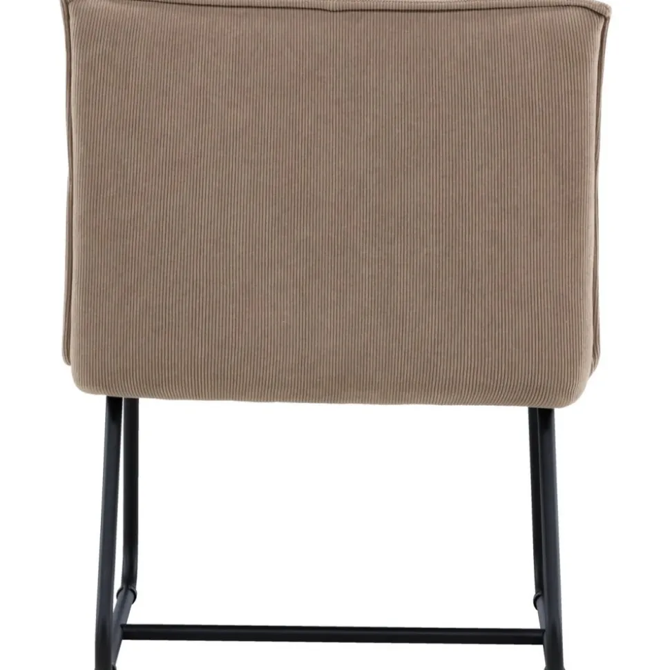 Madison loungestol - Brun manchester/svart