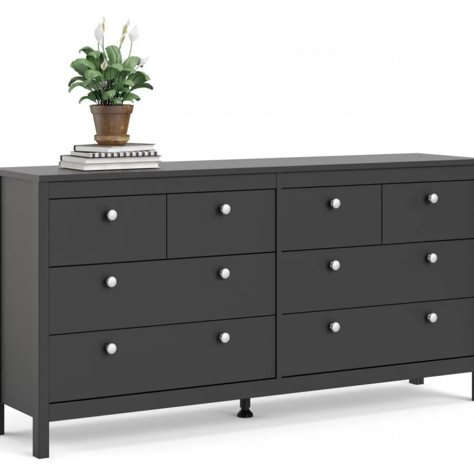 Madrid bred byrå - Svart