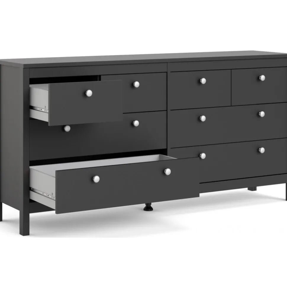 Madrid bred byrå - Svart