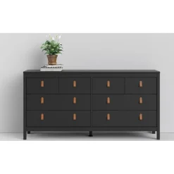 Madrid bred byrå - Svart