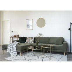 Madrid rund väggspegel - Mässing