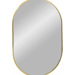 Madrid väggspegel oval - Mässing