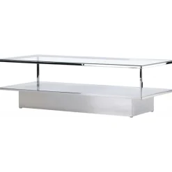 Maglehem soffbord 130 x 60 cm - Silver