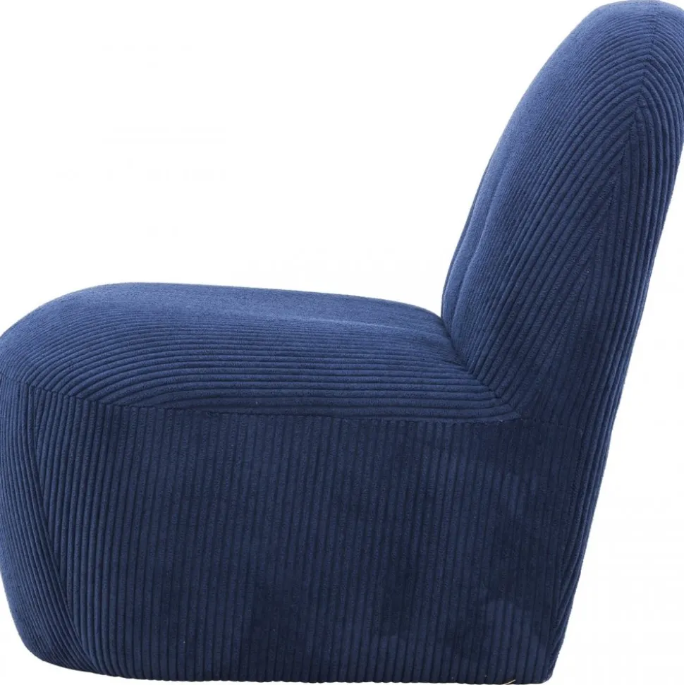 Mahla loungestol - Marinblå manchester