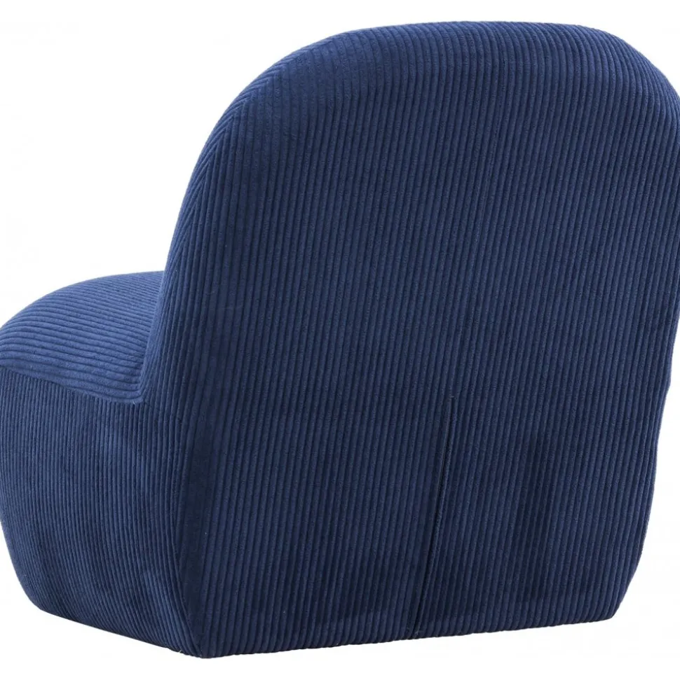 Mahla loungestol - Marinblå manchester