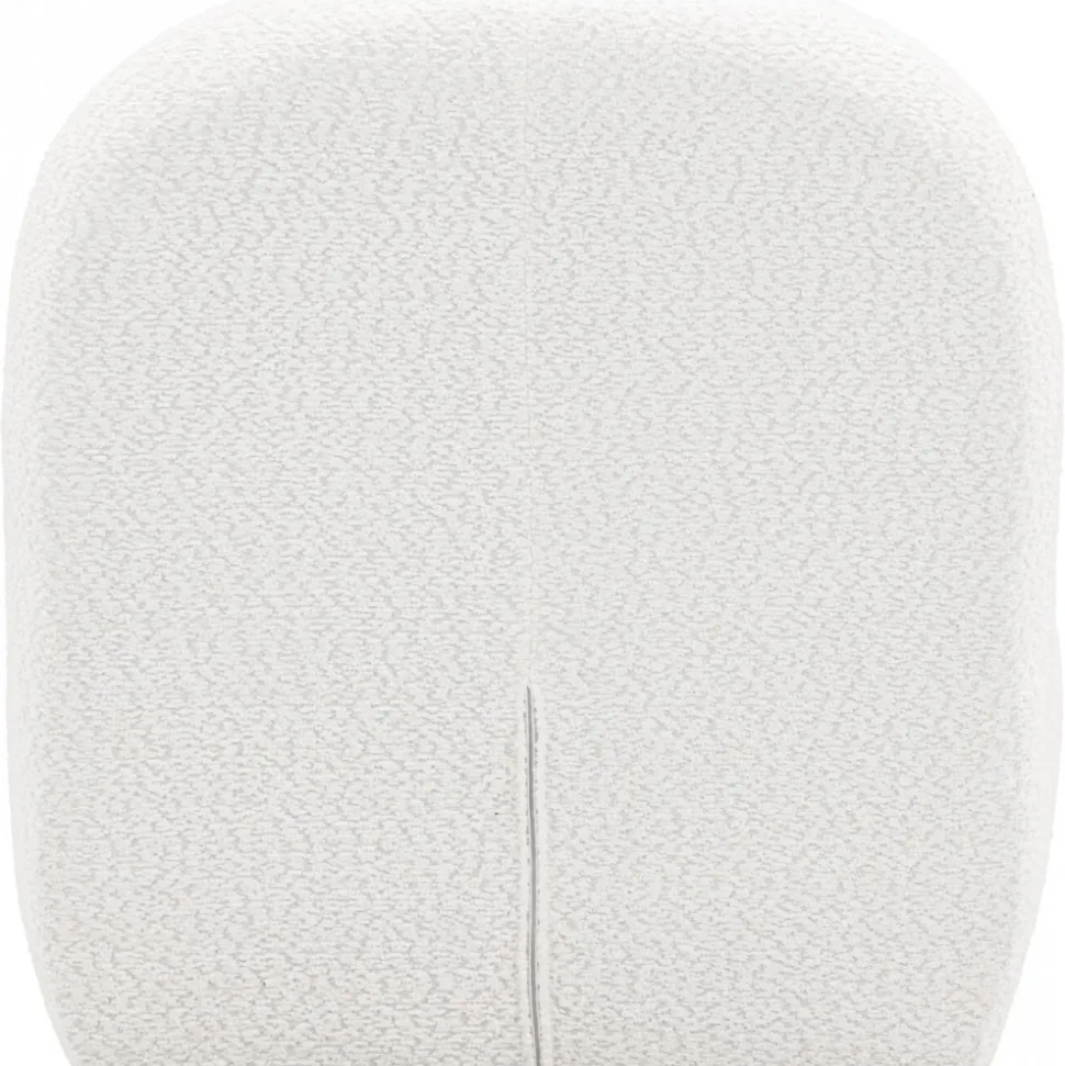 Mahla loungestol - Vit bouclé