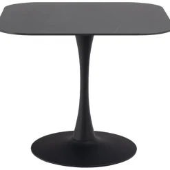 Malta matbord 90 x 90 cm - Svart