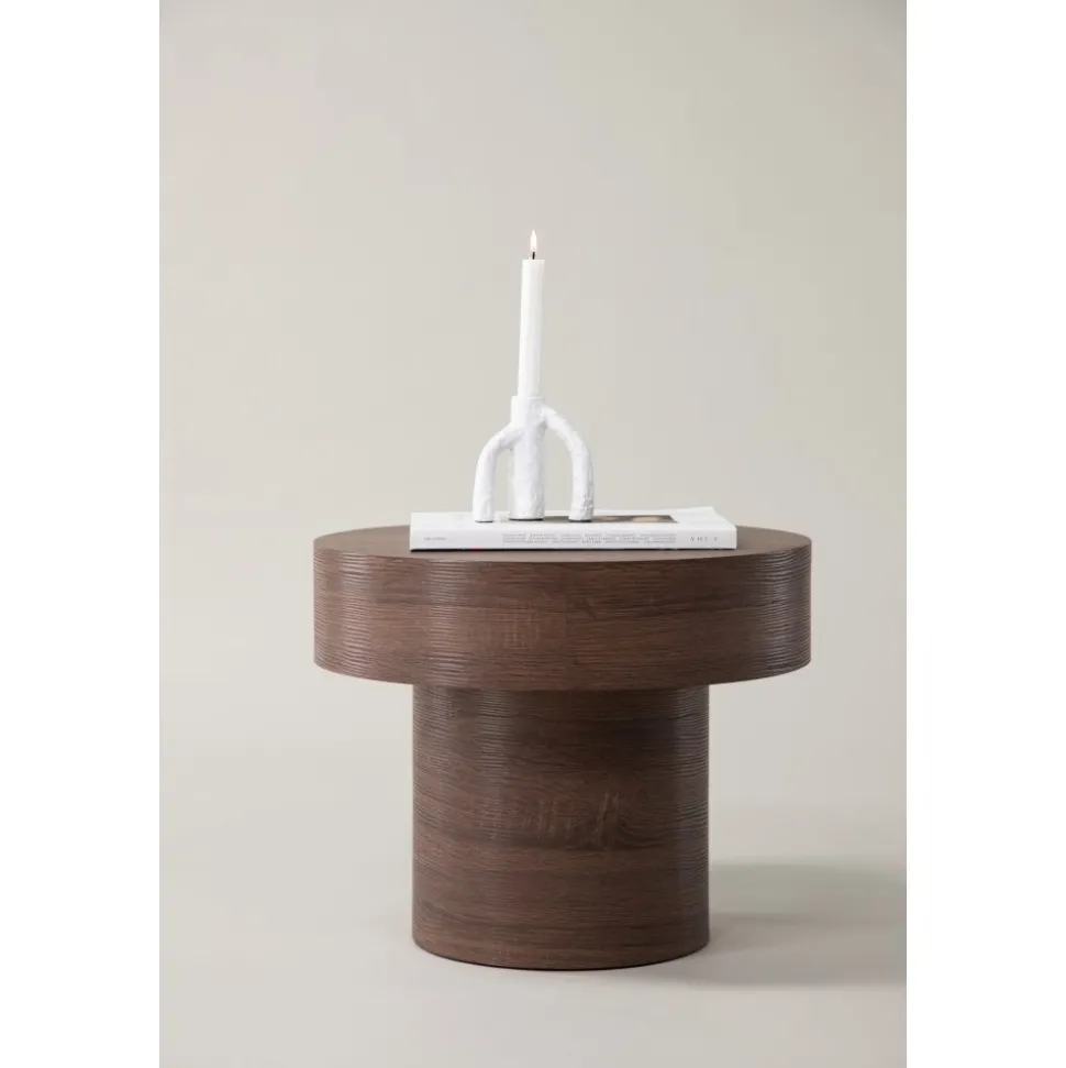 Malung sidobord Ø50 cm - Brun