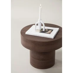 Malung sidobord Ø50 cm - Brun