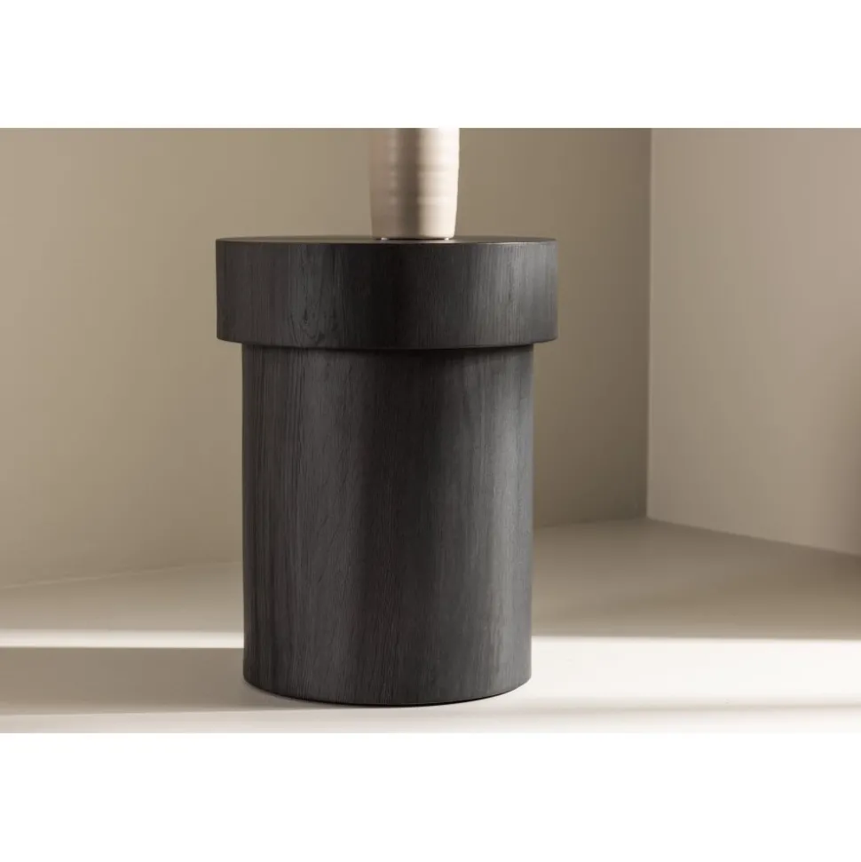 Malung sidobord Ø35 cm - Svart