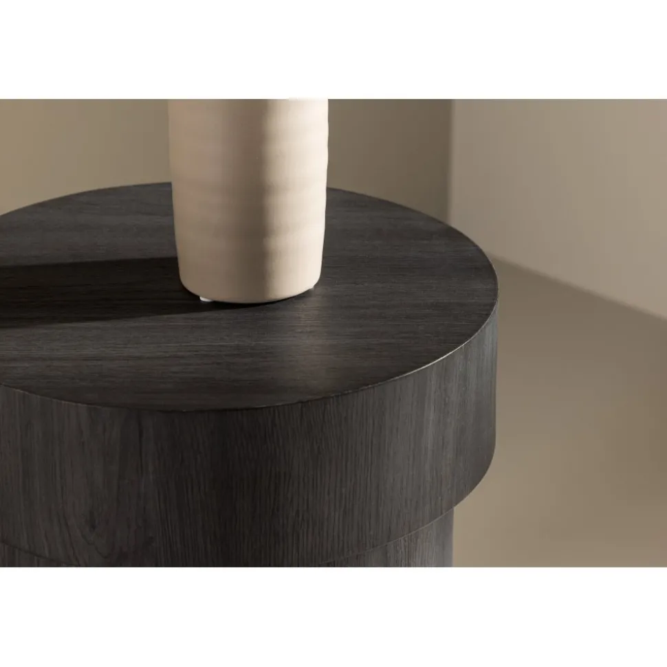 Malung sidobord Ø35 cm - Svart