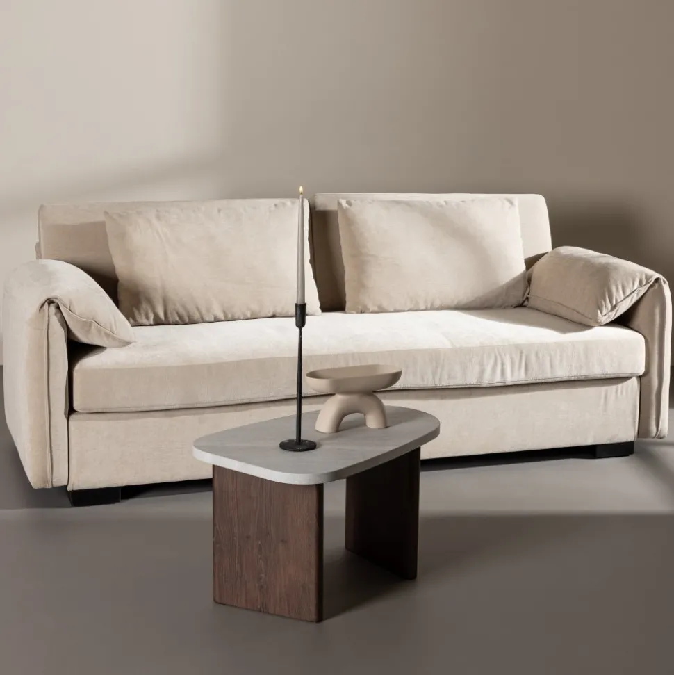 Malva 3-sits soffa - Brun