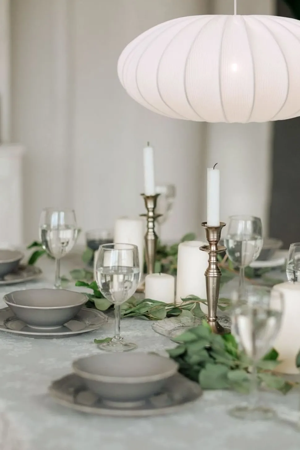 Mamsell taklampa - Vit