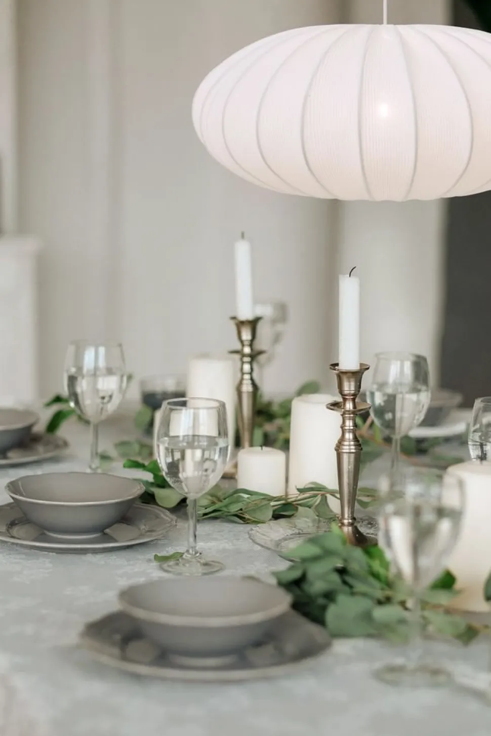 Mamsell taklampa - Vit