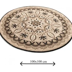 Mandal badrumsmatta - Beige