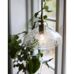 Maple taklampa - Klarglas - 23 cm