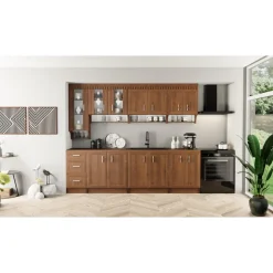 Margaret komplett kök 260 cm - Valnöt