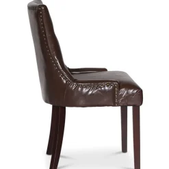 Marie Stol i brun vintage PU