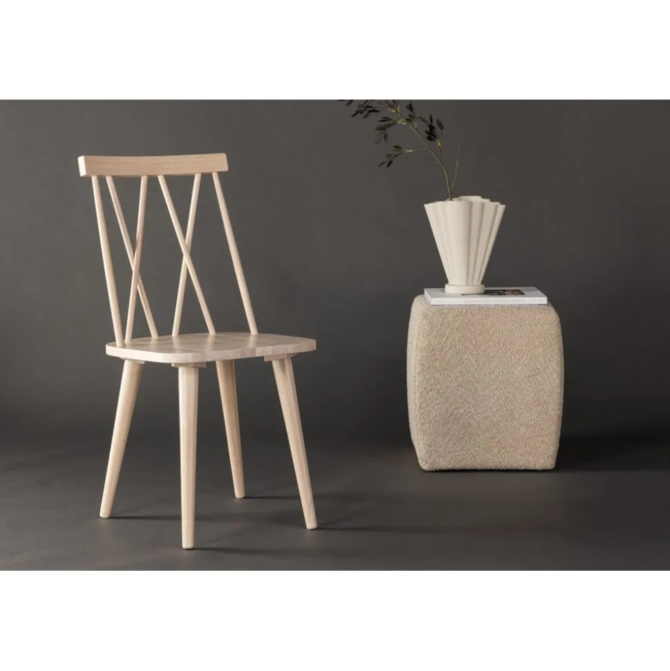 Mariette matstol - Whitewash