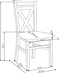 Marstrand matstol - Sonoma ek/beige