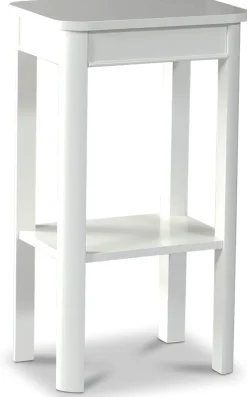 Marstrand sängbord med låda - Vit