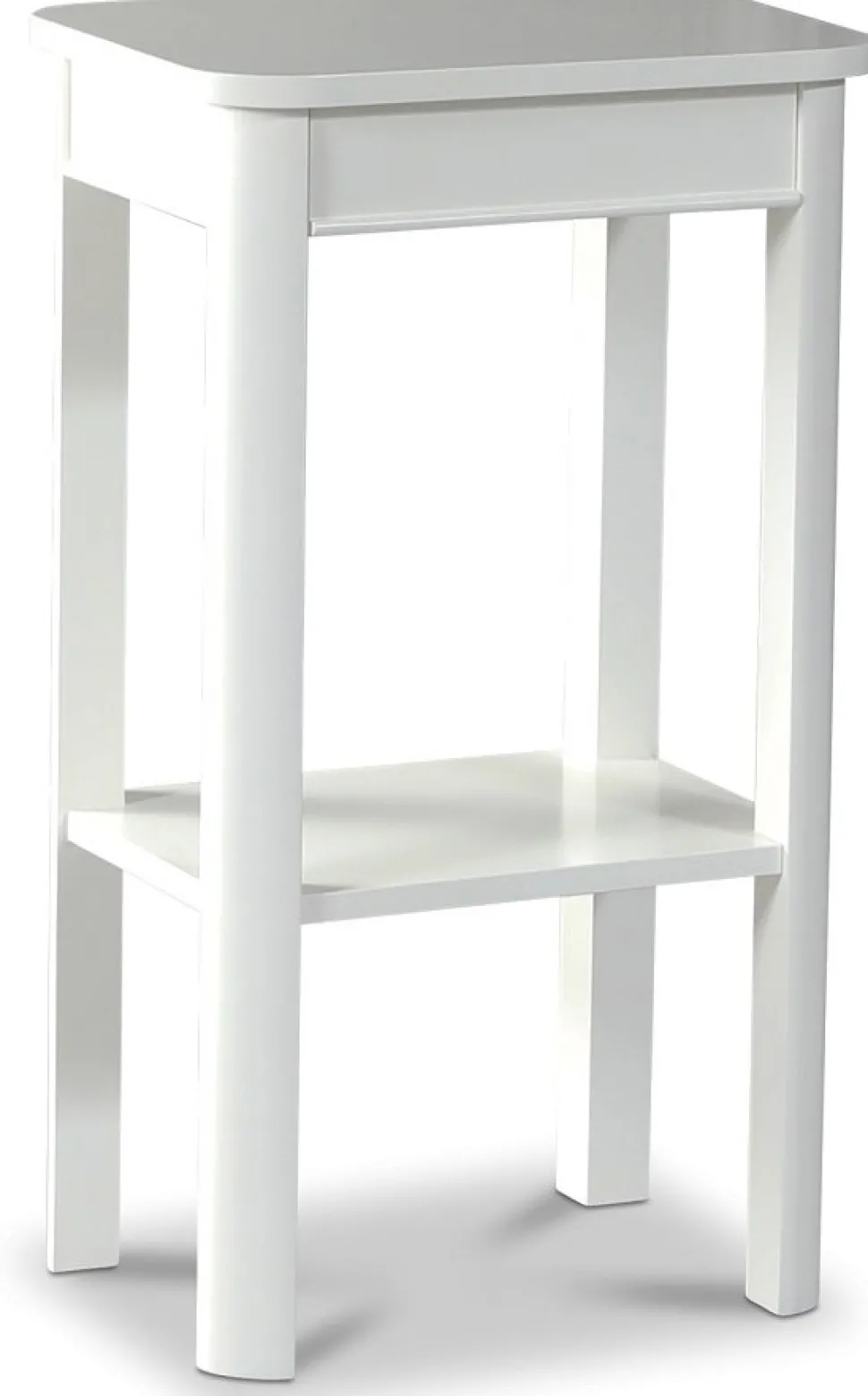 Marstrand sängbord med låda - Vit