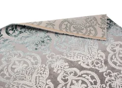 Maskinvävd matta - Turkos