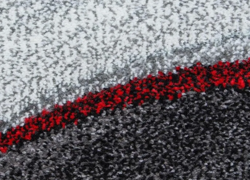 Maskinvävd matta Arvel - Röd