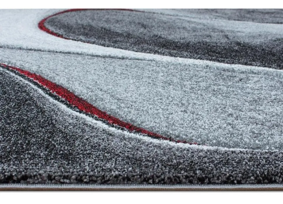 Maskinvävd matta Arvel - Röd