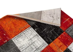 Maskinvävd matta Aversa - Röd