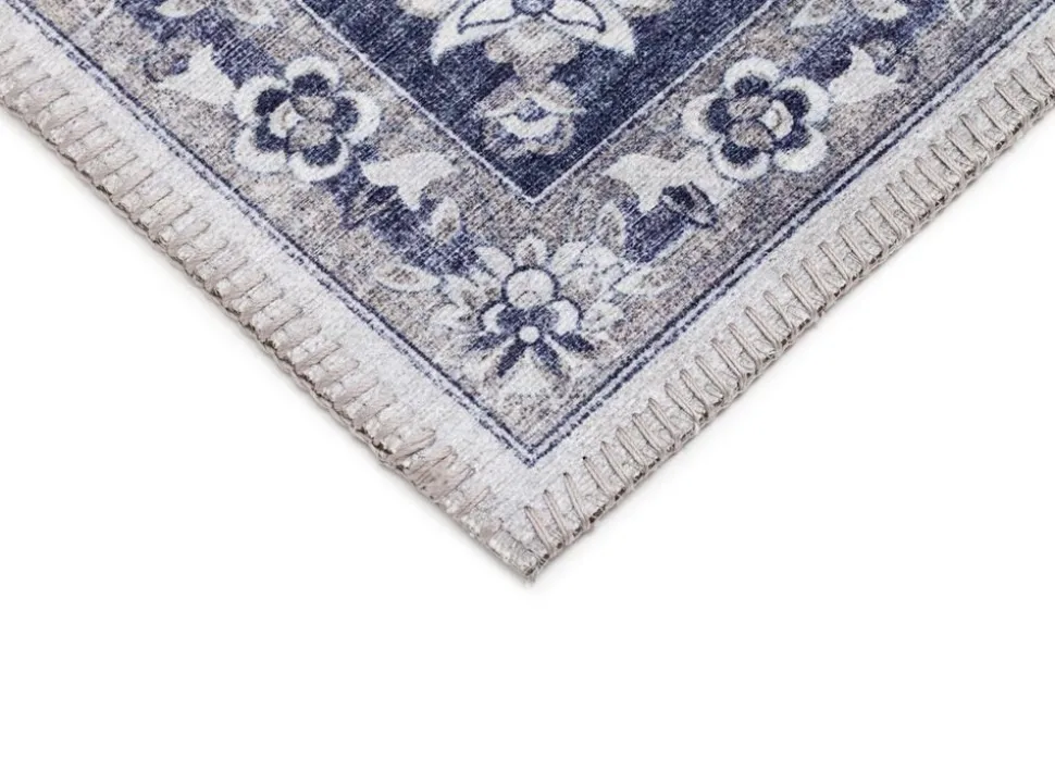 Maskinvävd matta Cleo Tabriz - Blå/Grå