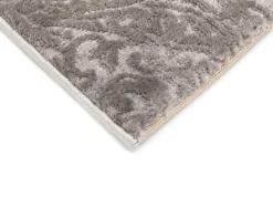 Maskinvävd matta Galya Medaljong - Grå