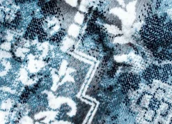 Maskinvävd matta Helmut - Turkos