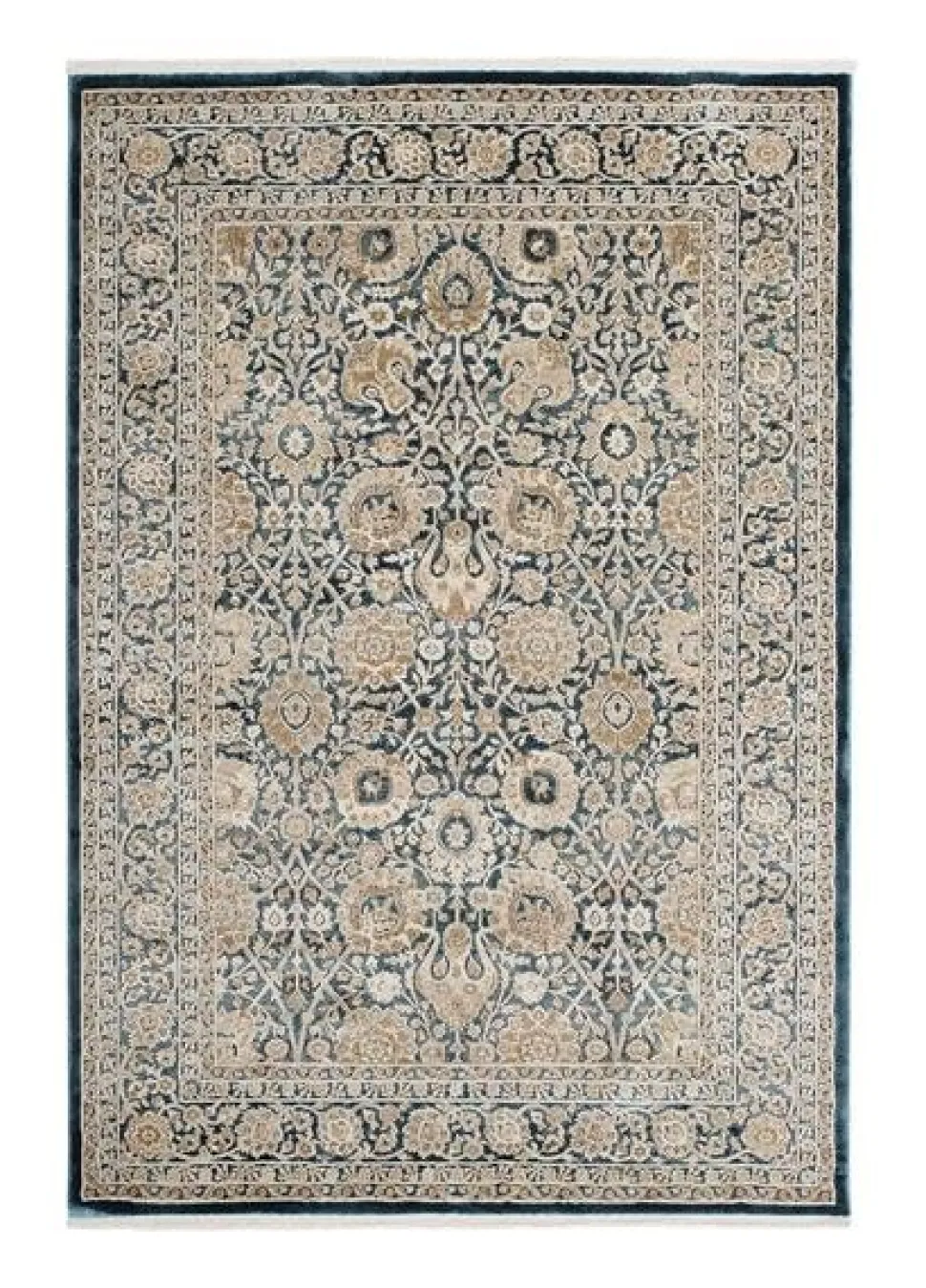 Maskinvävd matta Lelio - Turkos