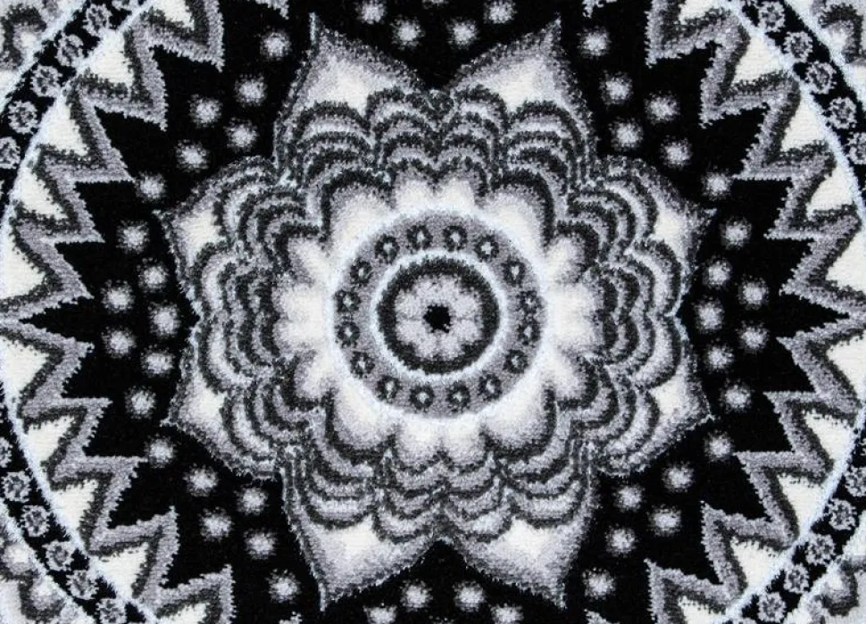 Maskinvävd matta Linwood - Grå