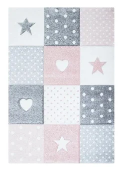 Maskinvävd matta Octavia - Rosa