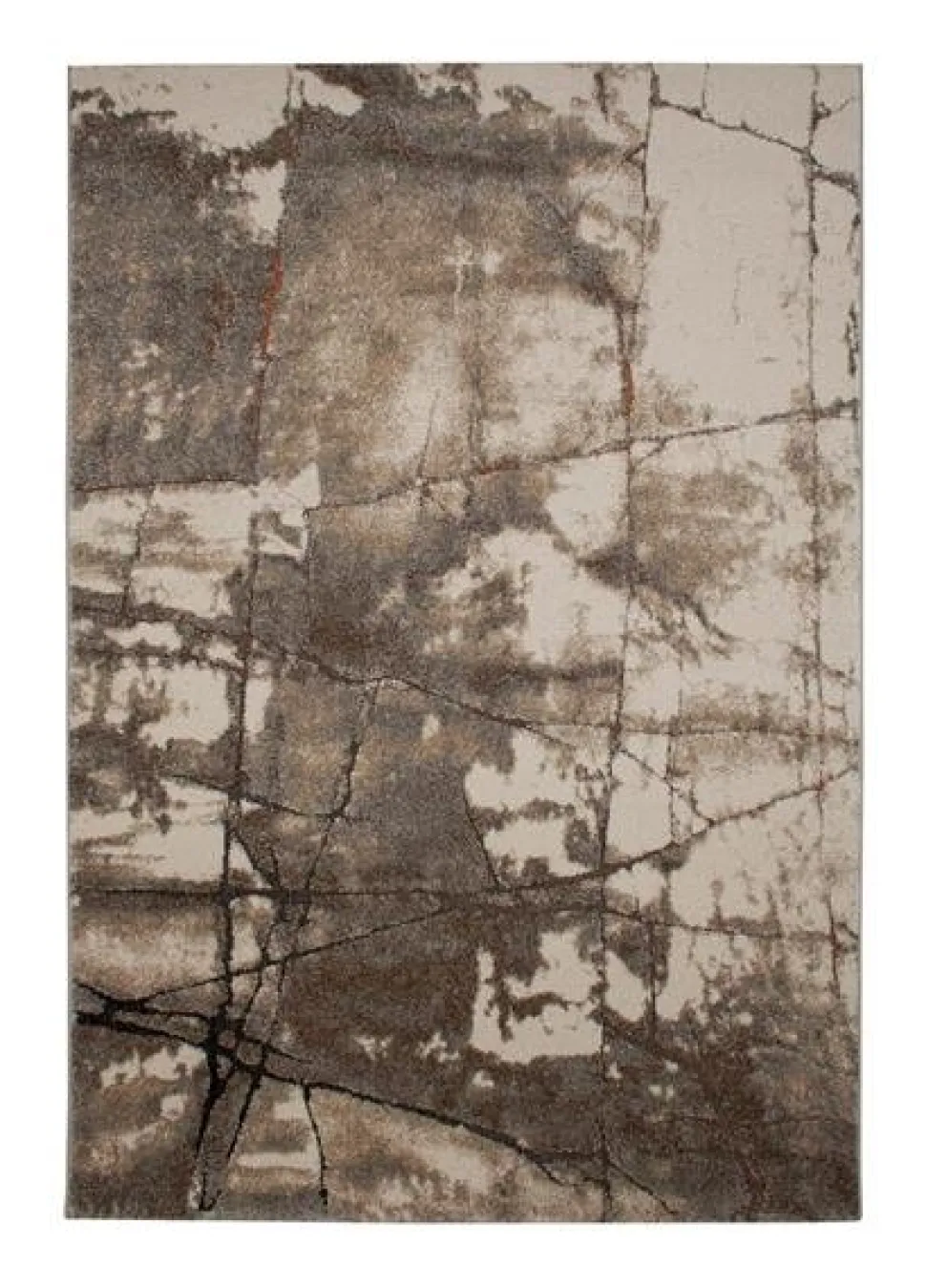 Maskinvävd matta Rom - Rostfärgad