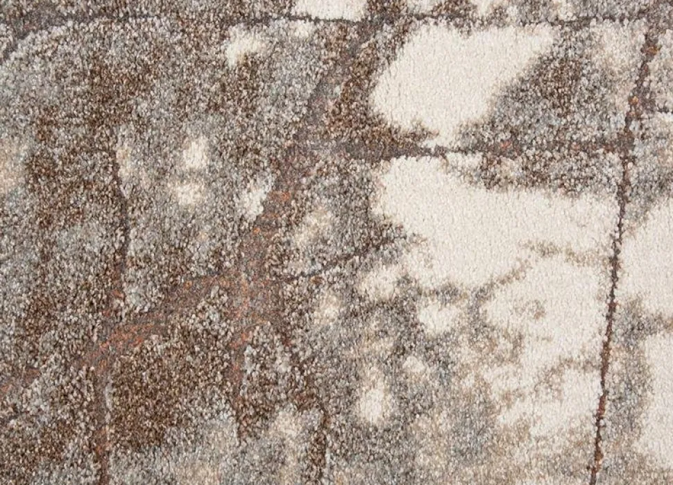 Maskinvävd matta Rom - Rostfärgad