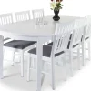 Matbord 160-200 cm vitt - Sandhamn