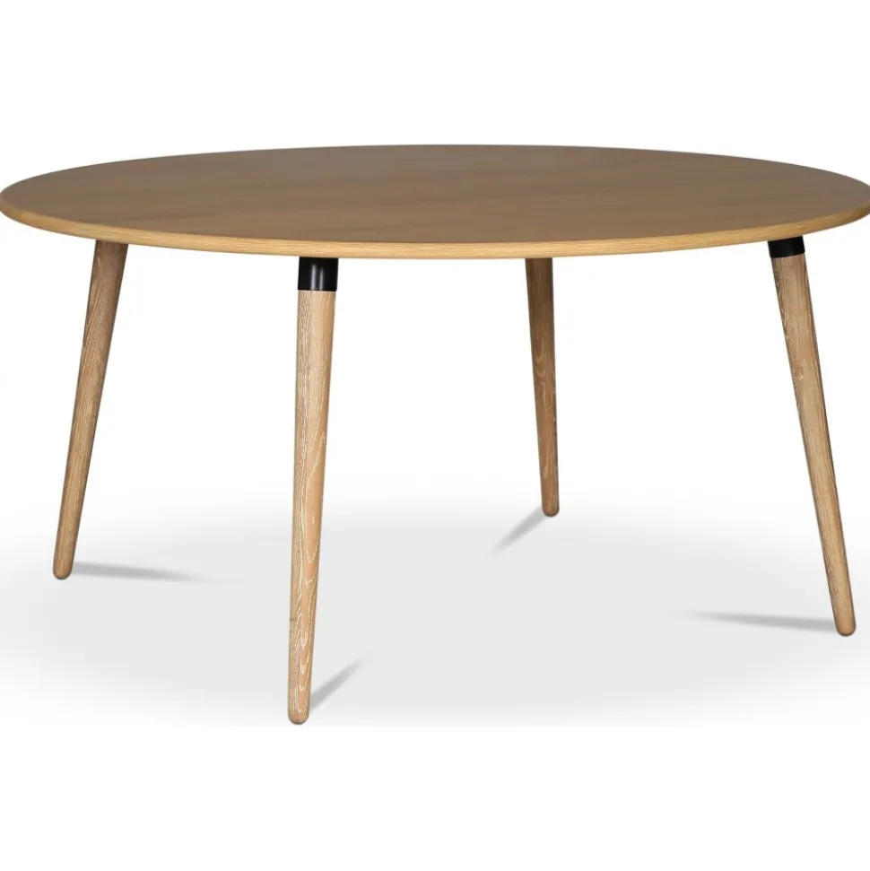 Matbord Ø180 cm whitewash - Omni