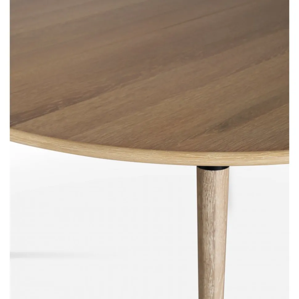 Matbord Ø180 cm whitewash - Omni