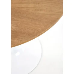 Matbord ek/vit Ø80 cm - Sumner + Möbeltassar