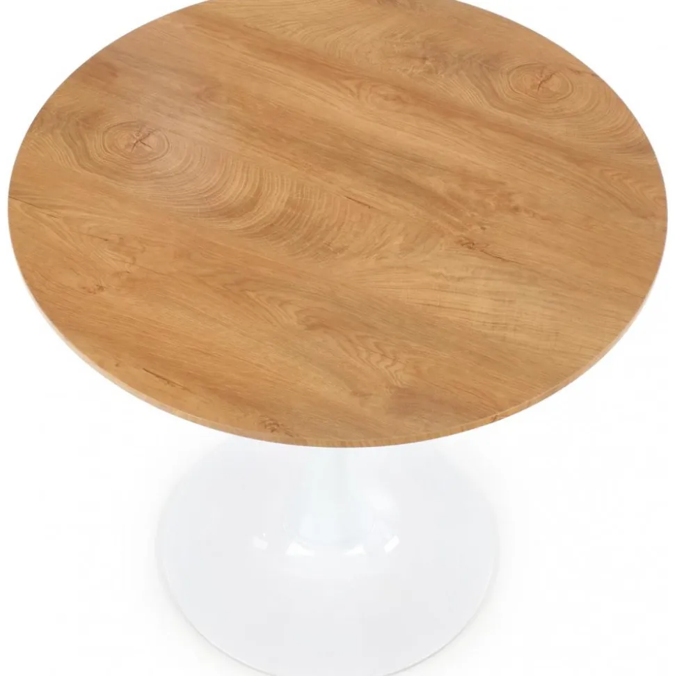 Matbord ek/vit Ø80 cm - Sumner + Möbeltassar