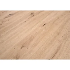 Matbord förlängningsbart 102-142 cm ek/svart