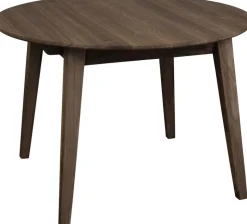 Matbord förlängningsbart 110-160x110 cm brunoljad ek