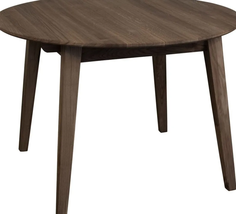 Matbord förlängningsbart 110-160x110 cm brunoljad ek