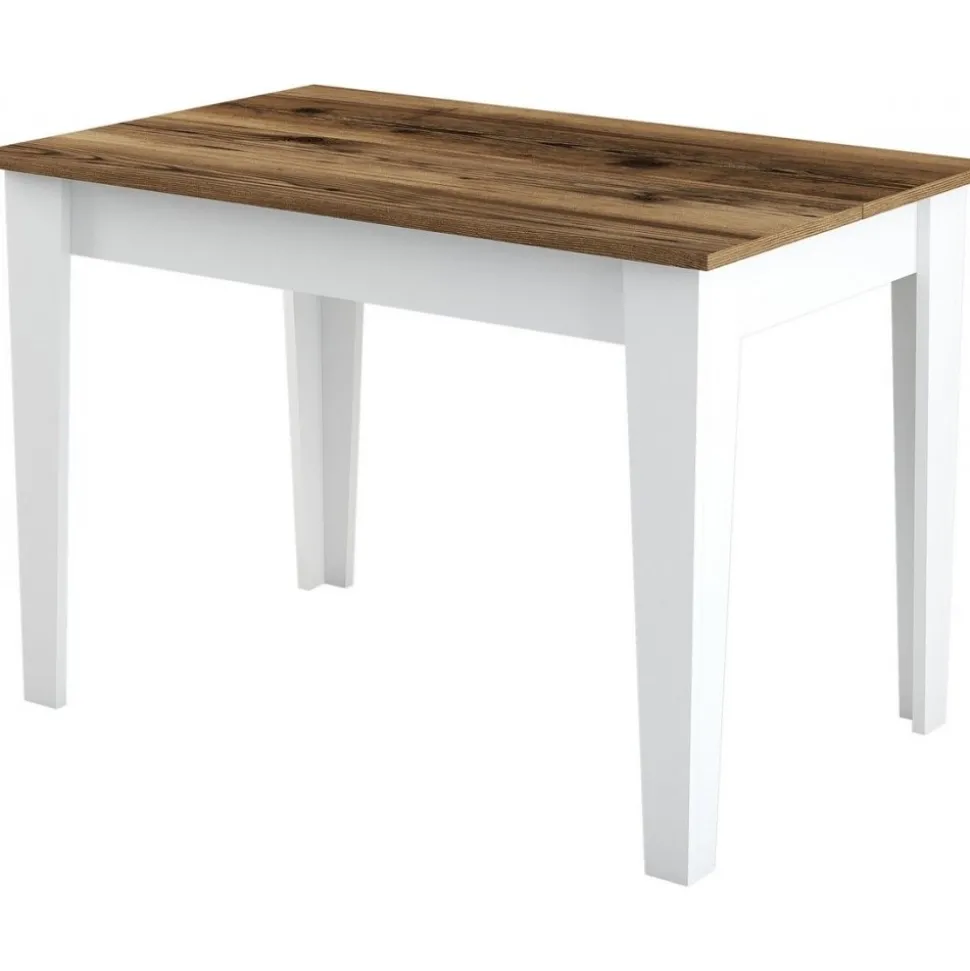 Matbord Kiev i Valnöt / Vit -110x72 cm