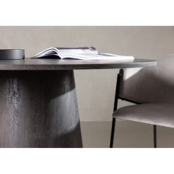 Matbord Lanzo Ø120 cm - Bord i mocca