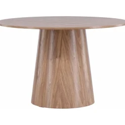 Matbord Lanzo - Natur Ø120 cm + Textilrengöring för möbler